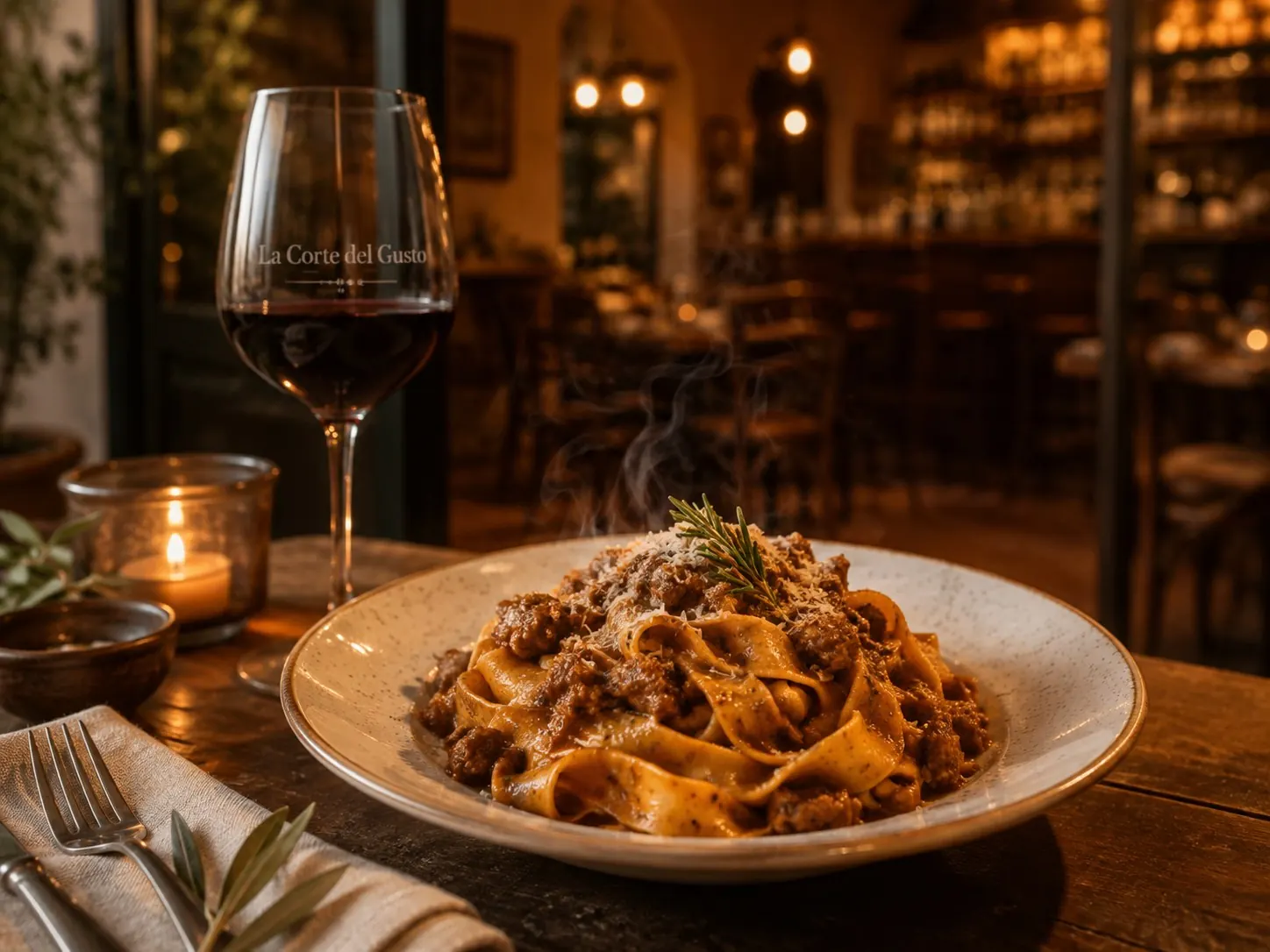 Pappardelle al ragù